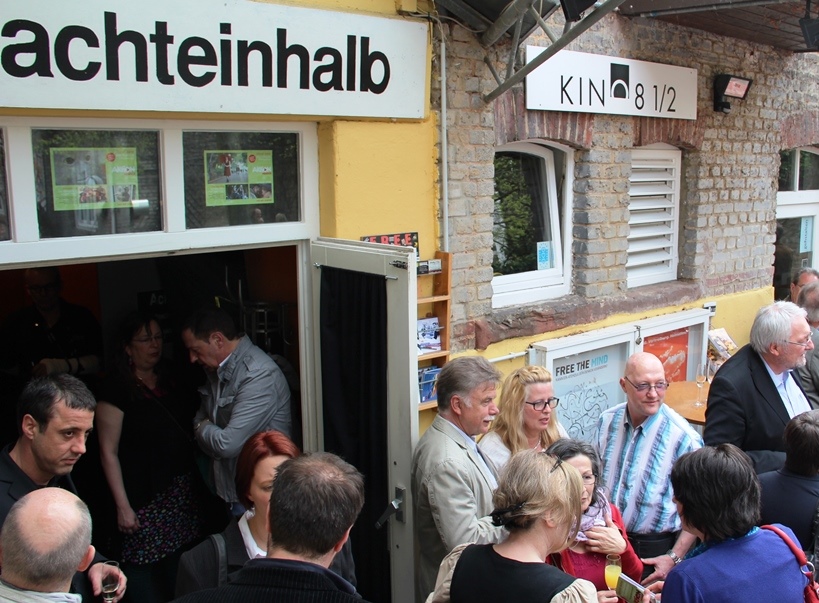 Bei der Eröffnung des barrierenfreien Filmfestivals der Aktion Mensch am Tag des Einbruchs